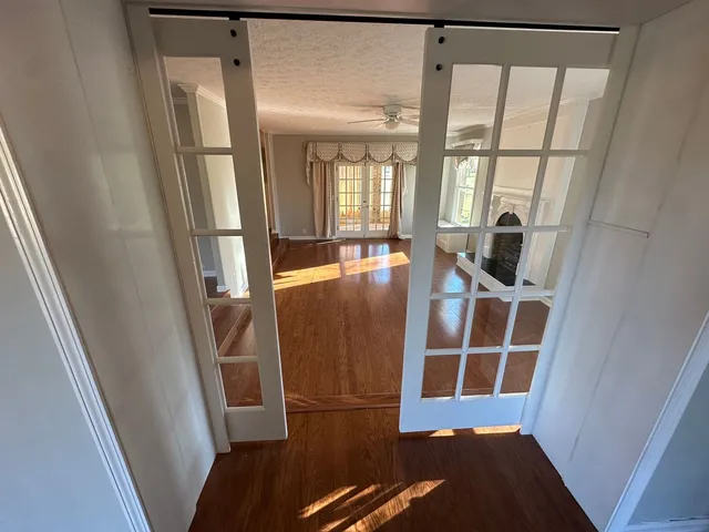 a view of front door