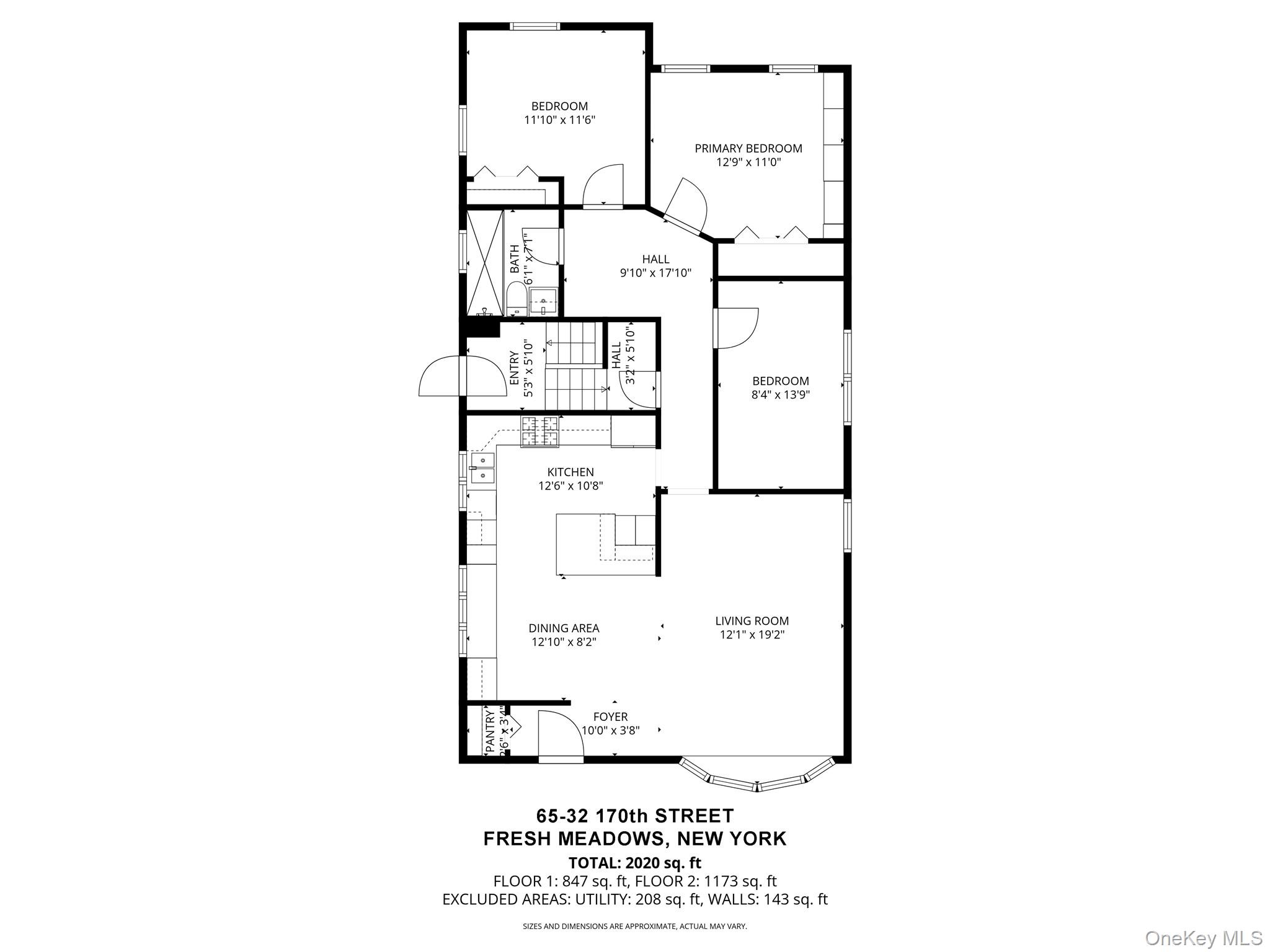 65-32 170th Street Queens, NY 11365 - Photo 23 of 24 a picture of a wall with a white wall