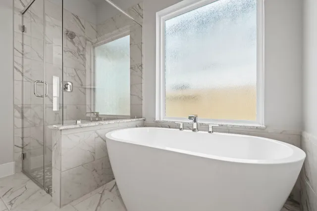 an empty room with windows and cabinet