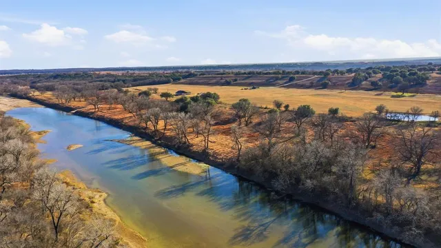 a view of an ocean and city