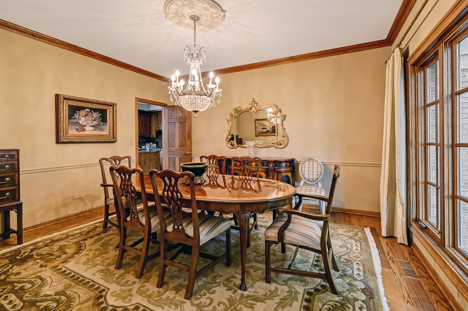 2 Hampton Court Burr Ridge, IL 60527 - Photo 7 of 38 a view of a dining room with furniture window and wooden floor