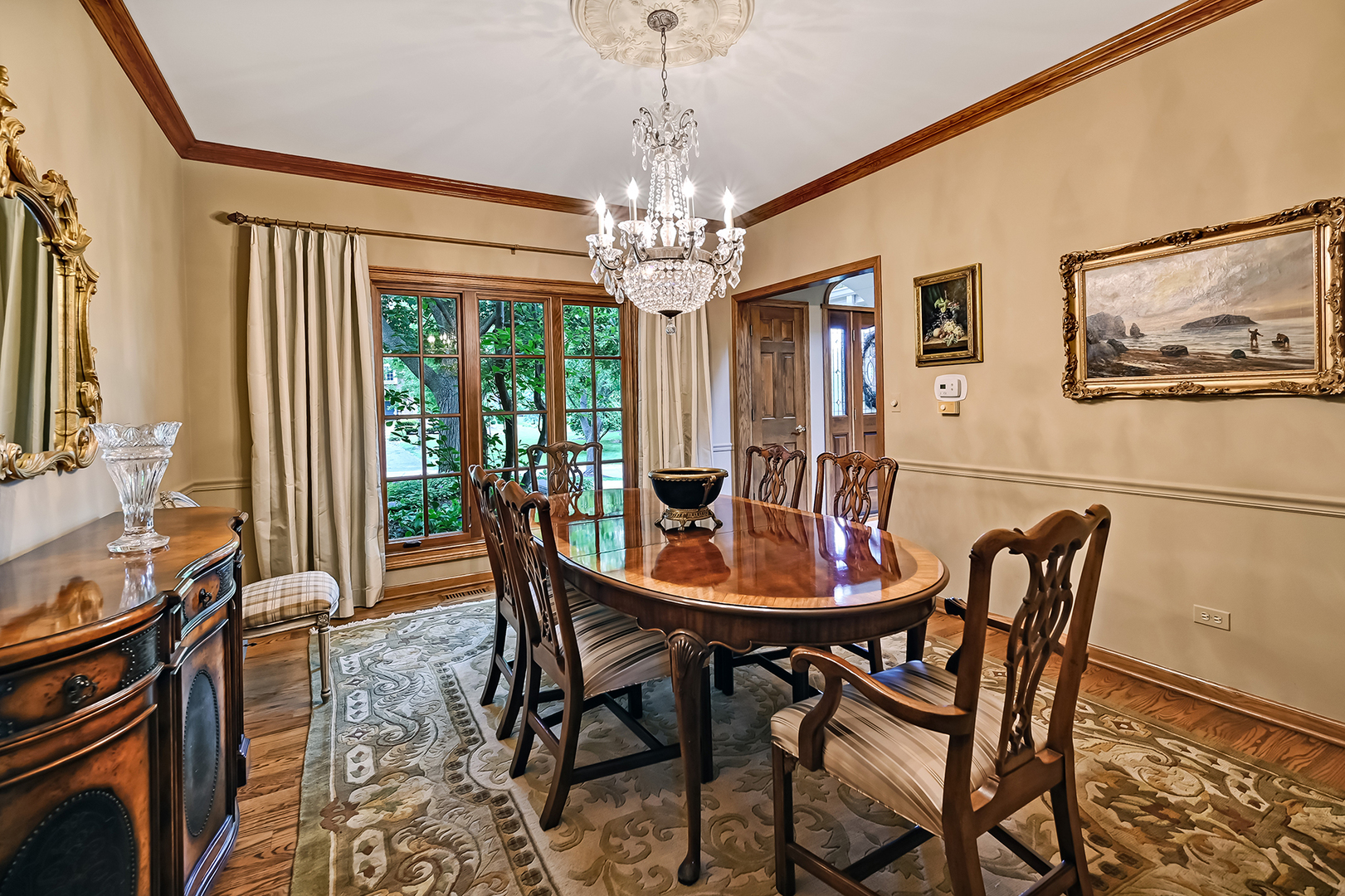 2 Hampton Court Burr Ridge, IL 60527 - Photo 8 of 38 a view of a dining room with furniture window and outside view