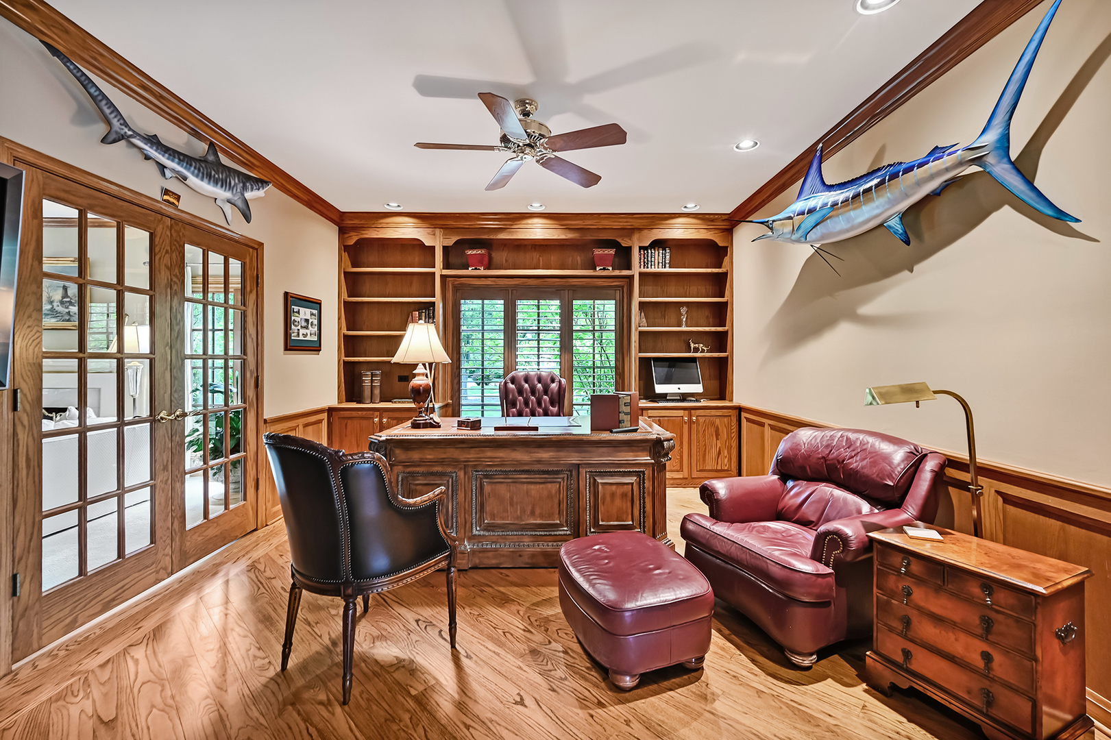 2 Hampton Court Burr Ridge, IL 60527 - Photo 9 of 38 a living room with furniture a ceiling fan and a large window