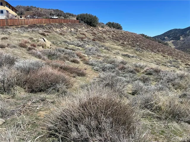 a view of a dry field
