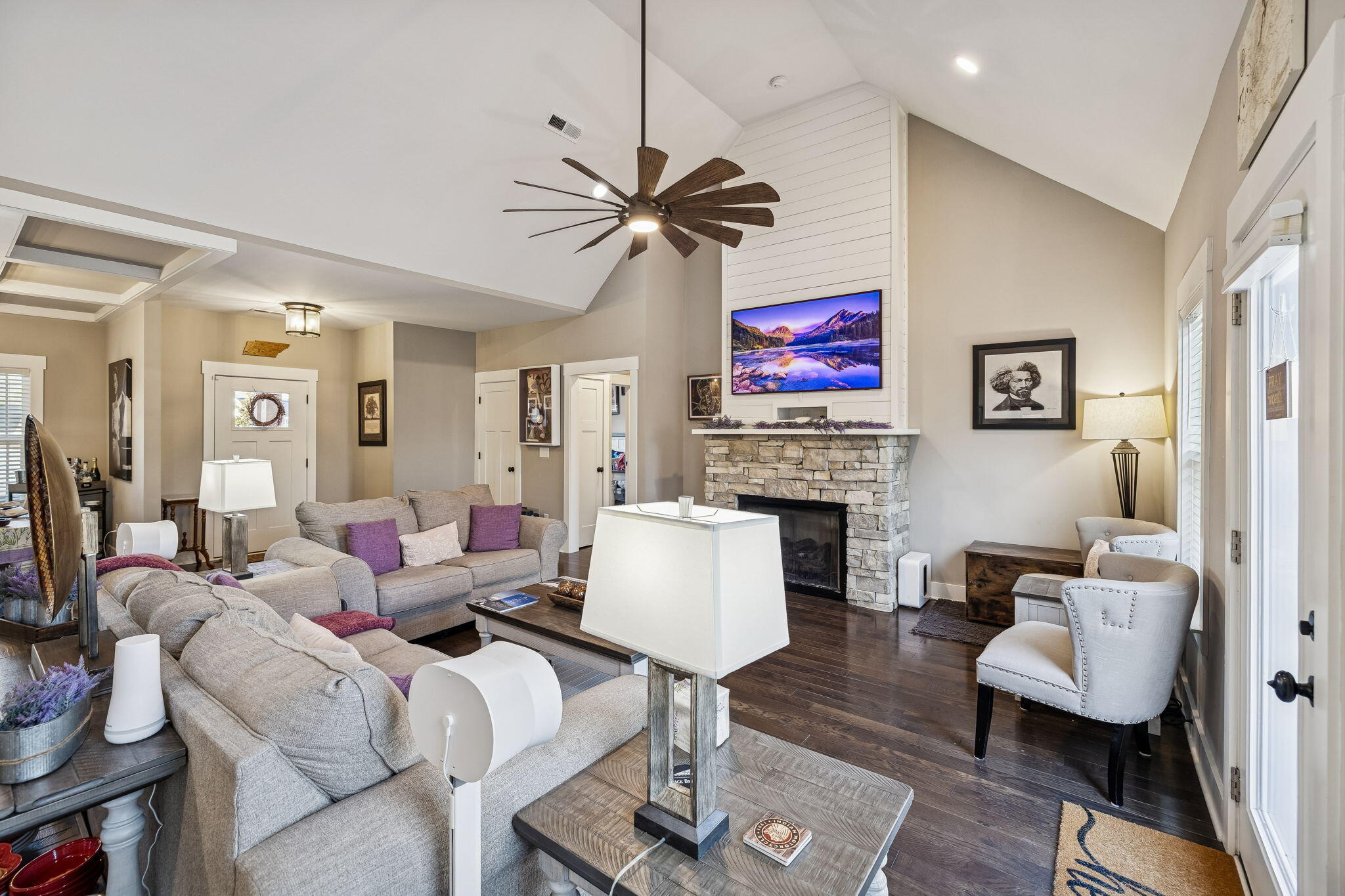 5599 Caney Ridge Circle Ooltewah, TN 37363 - Photo 42 of 60 Vaulted ceilings in living room