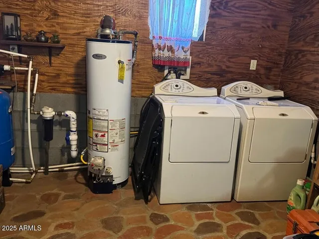 a view of water heater room