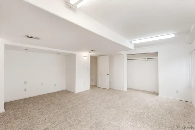 a view of an empty room