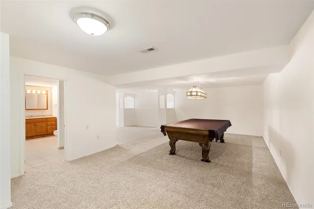 a view of a room with window