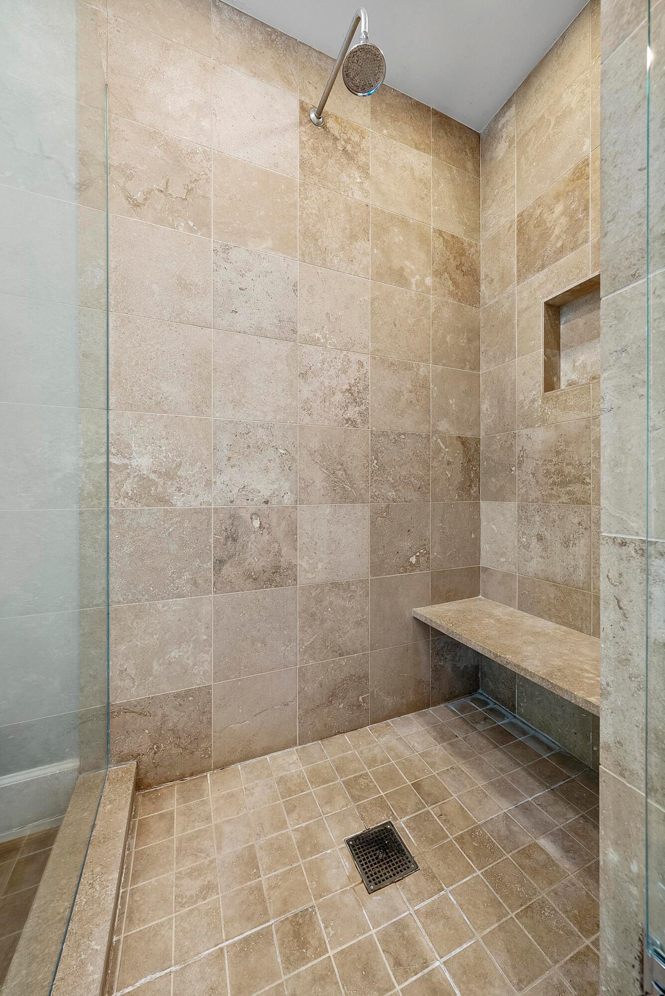 5260 Olentangy River Road Delaware, OH 43015 - Photo 30 of 54 Custom tiled shower with frameless glass shower surround
