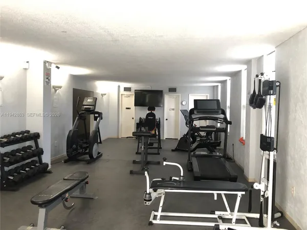 a view of a balcony with city view