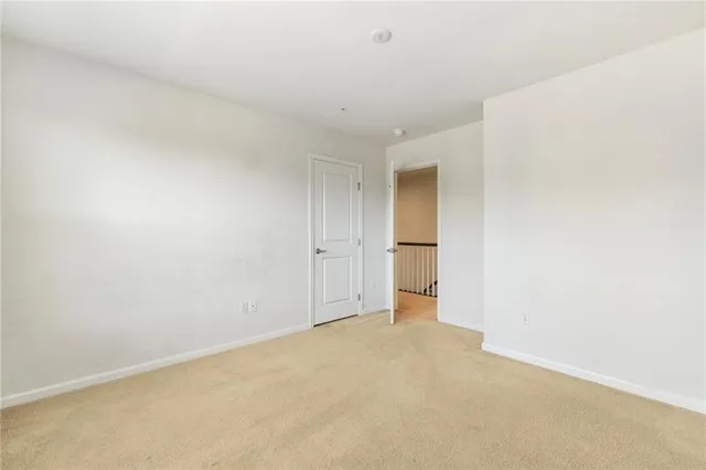 a view of an empty room