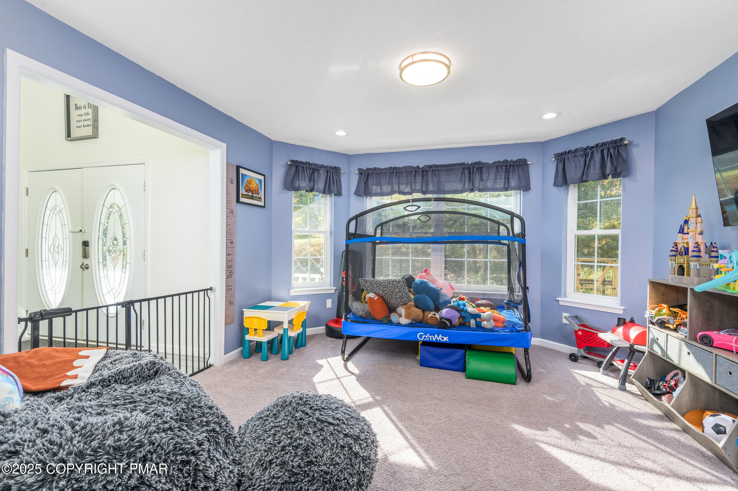 322 Russell Court Effort, PA 18330 - Photo 12 of 45 a bedroom with furniture and a bathtub