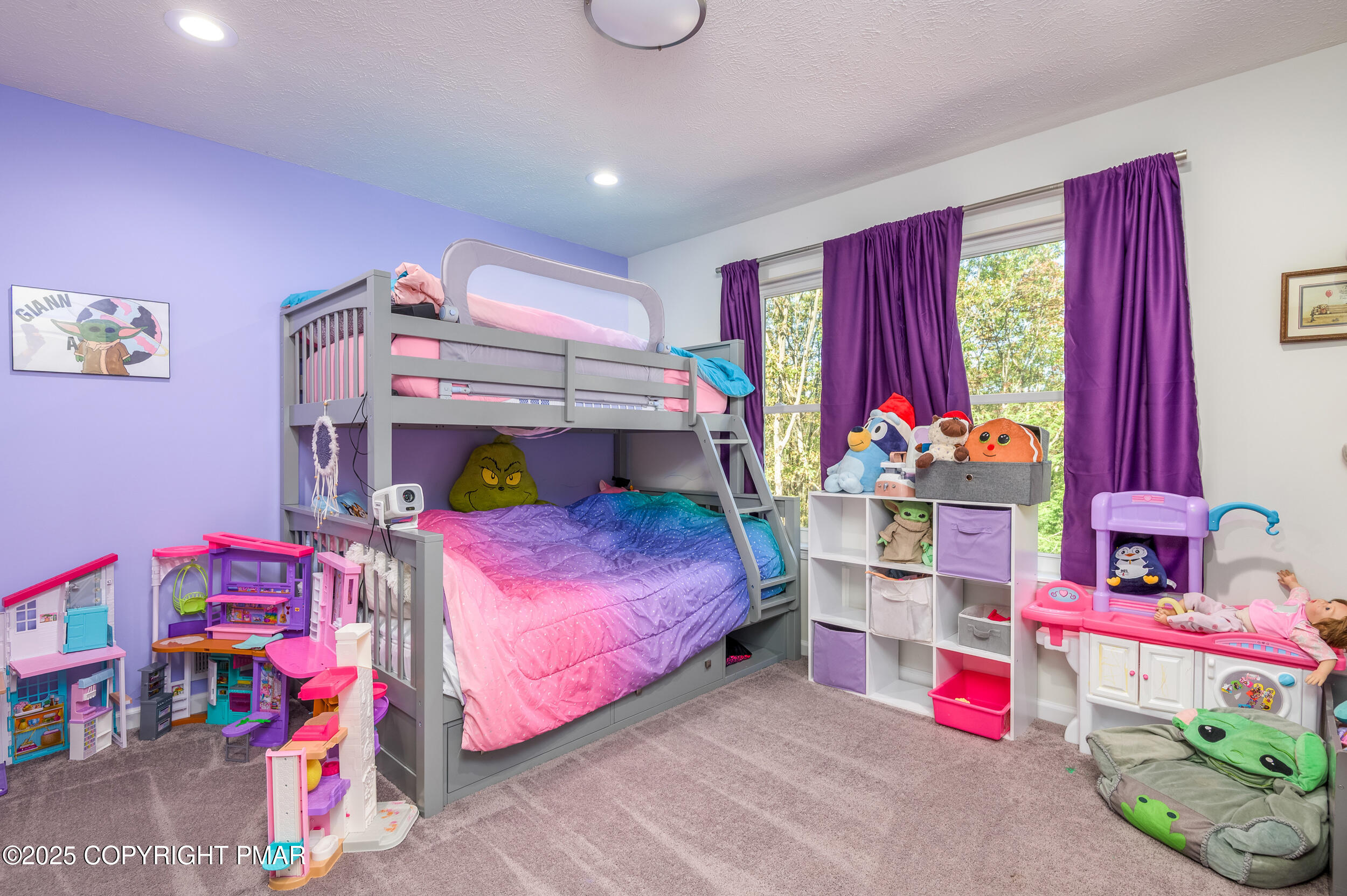 322 Russell Court Effort, PA 18330 - Photo 34 of 45 a bedroom with a bed and a window