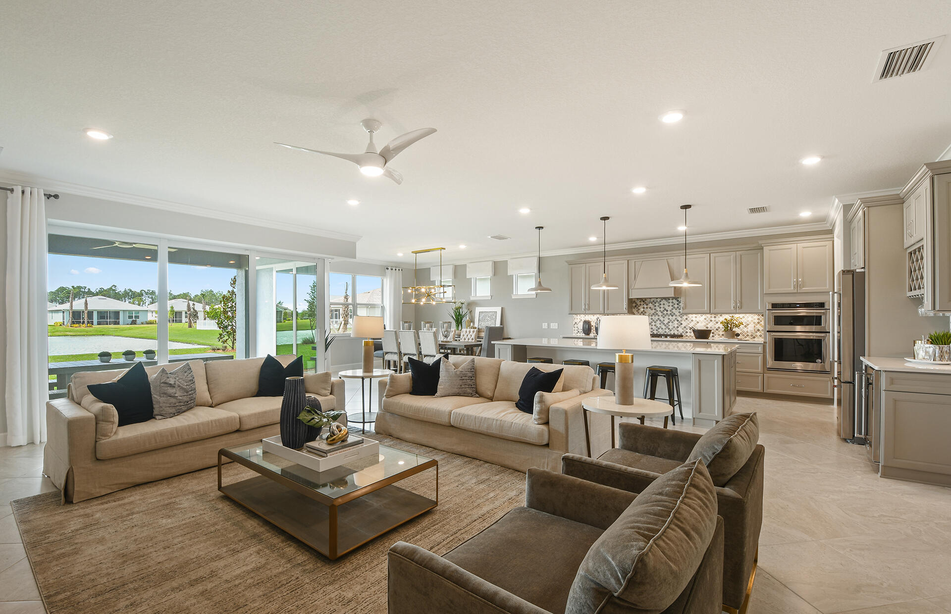 4220 Silver Maple Way, Unit STELLAR Vero Beach, FL 32967 - Photo 4 of 34 Open Concept Living Area
