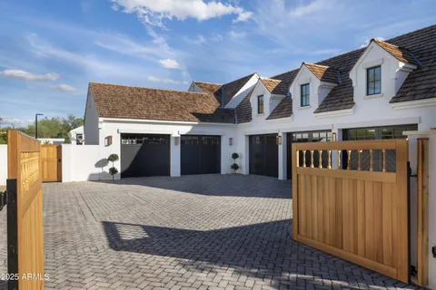 a front view of a house with yard