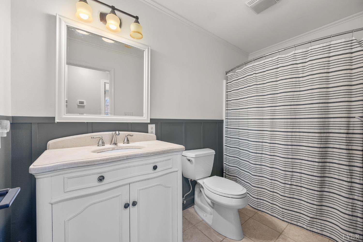 3520 Roaring Run Road Goode, VA 24556 - Photo 45 of 68 a bathroom with a toilet a sink and mirror