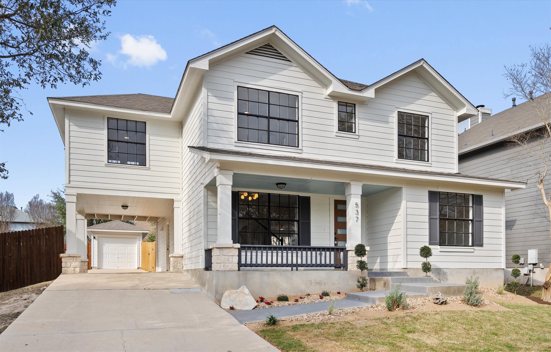 537 Rockhurst Street Buda, TX 78610 - Photo 1 of 1 a view of a house with a yard and sitting area