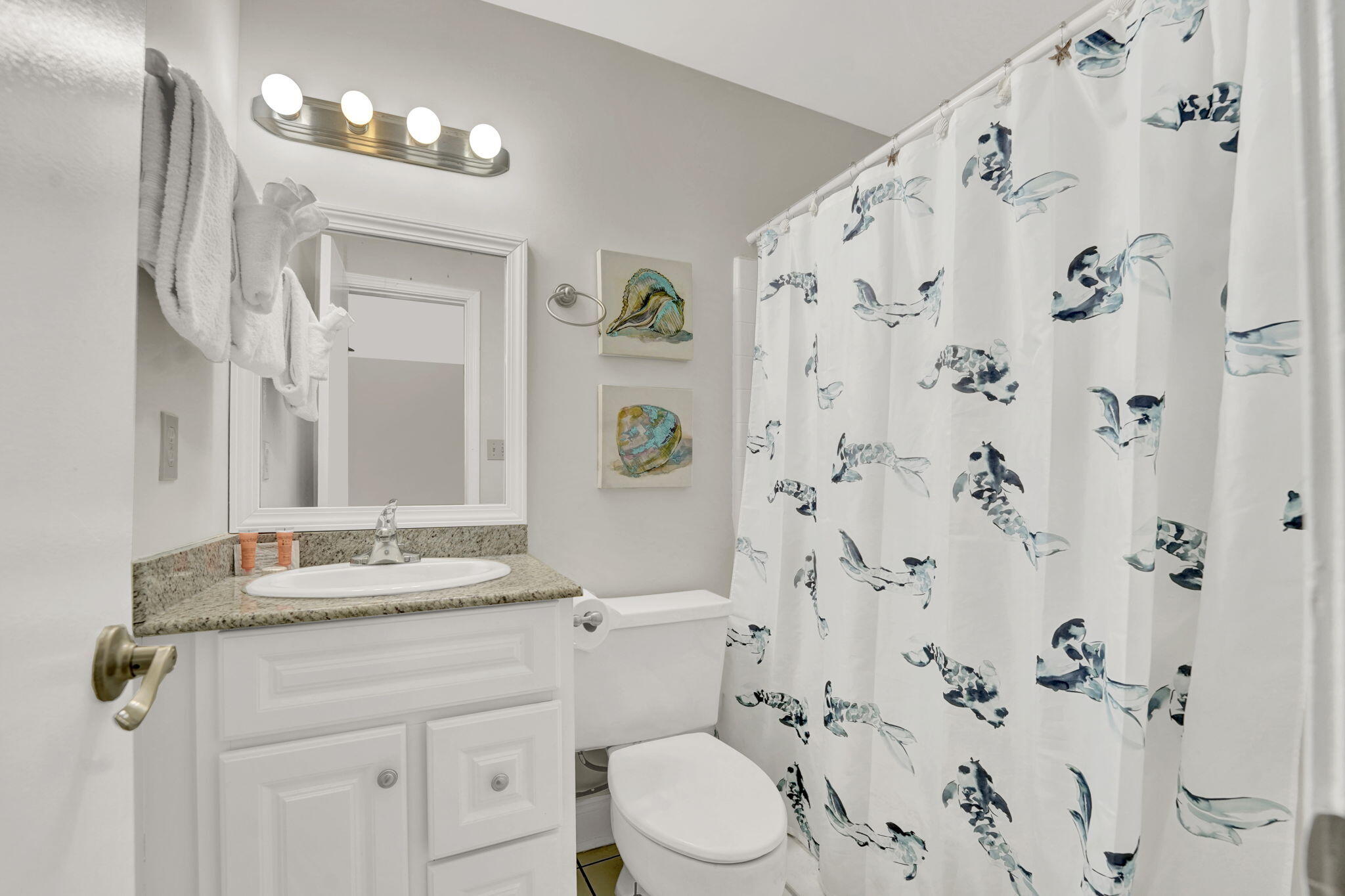 8046 East County Highway 30A Inlet Beach, FL 32461 - Photo 18 of 36 a bathroom with a sink toilet and shower