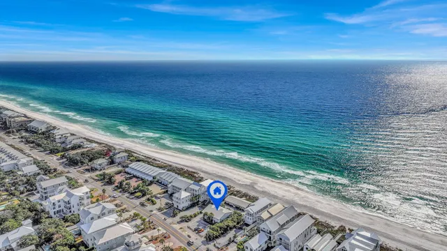 a view of an ocean view and a beach
