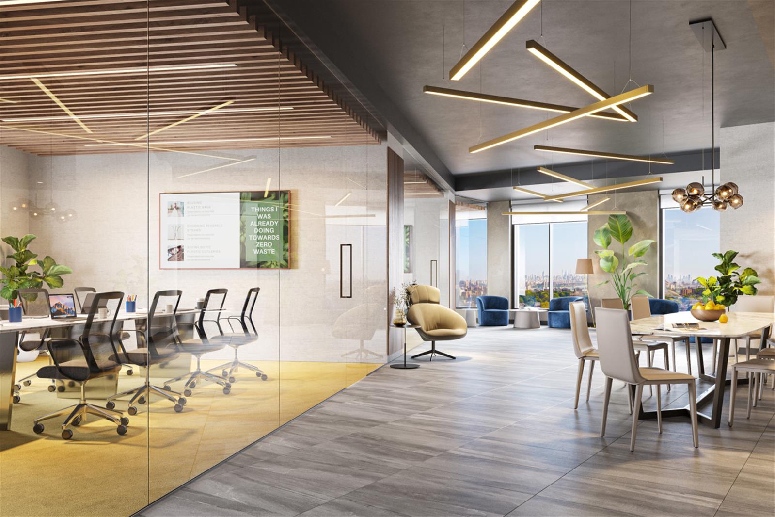 18 6th Avenue, Unit 711 Brooklyn, NY 11217 - Photo 9 of 35 an outdoor space with lots of furniture and lots of potted plants