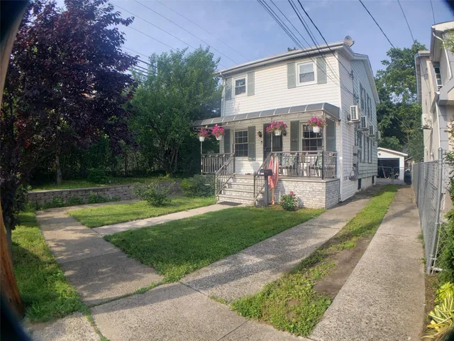 a view of a house with porch