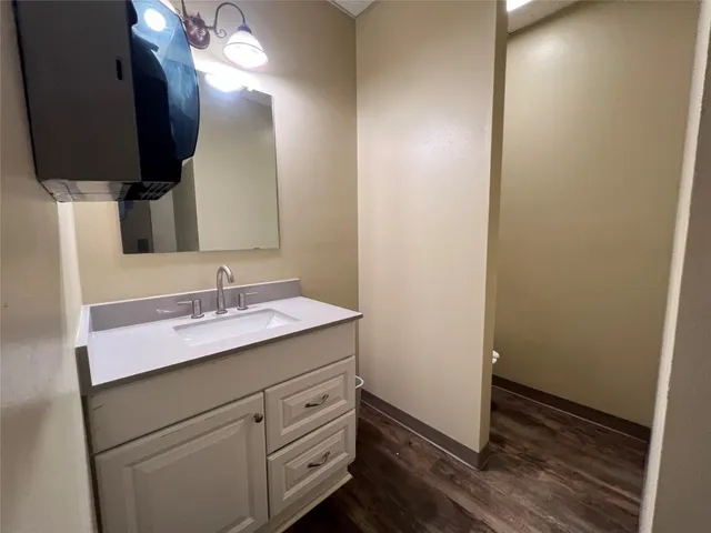 en empty room with windows