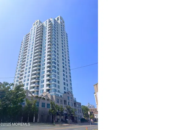 a view of a tall building