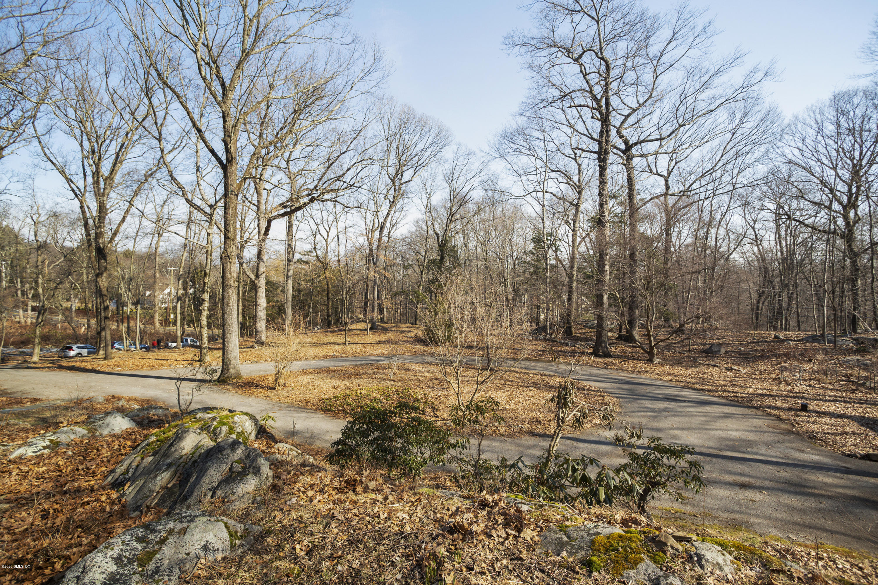 450 Riversville Road Greenwich, CT 06831 - Photo 13 of 14 a view of a yard with snow on the road