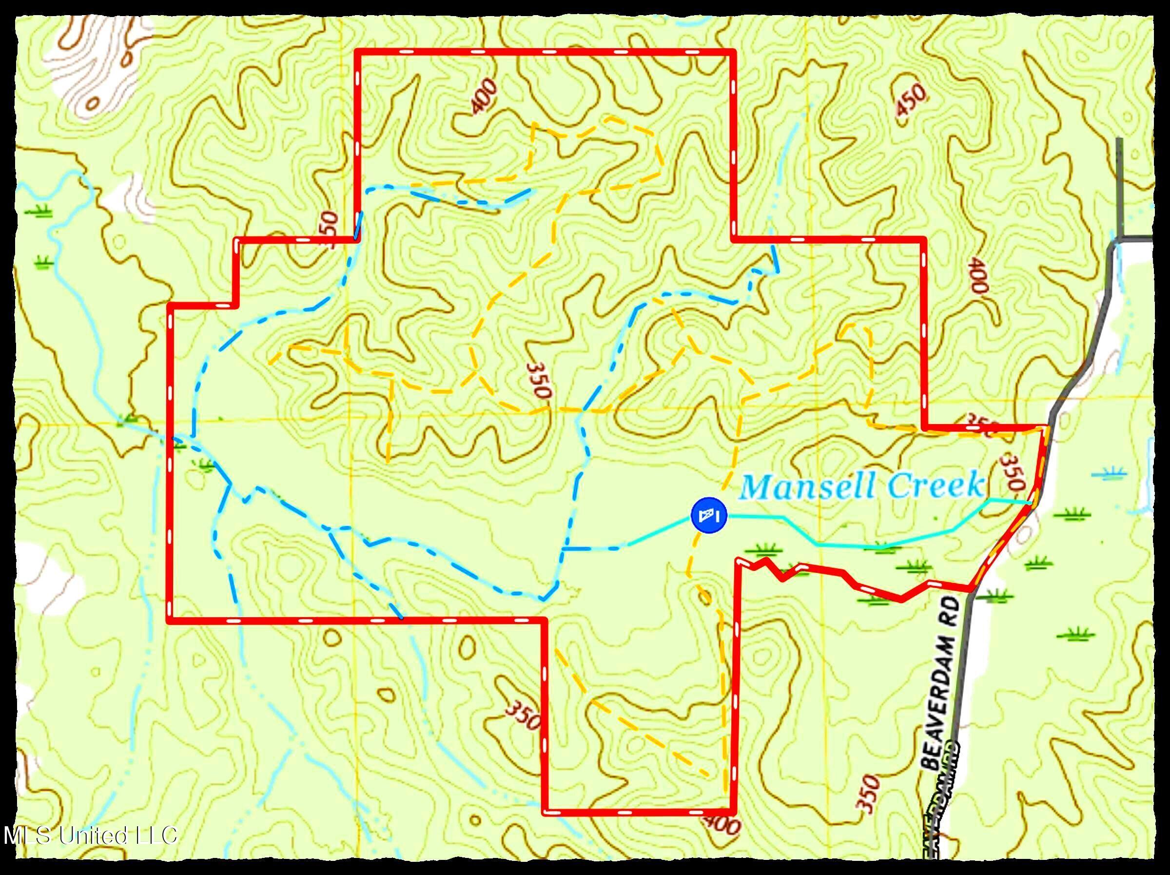 222 Beaverdam Road Camden, MS 39045 - Photo 7 of 42 topo 445 AC Madison