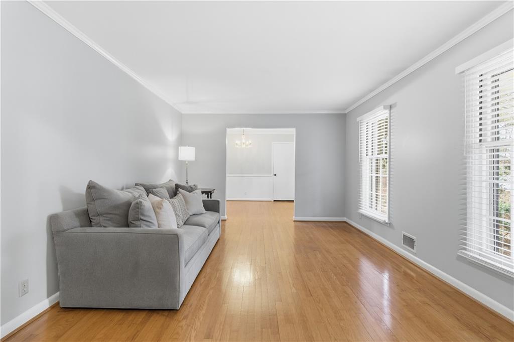 3698 Embry Circle Chamblee, GA 30341 - Photo 3 of 20 a living room with furniture and a large window