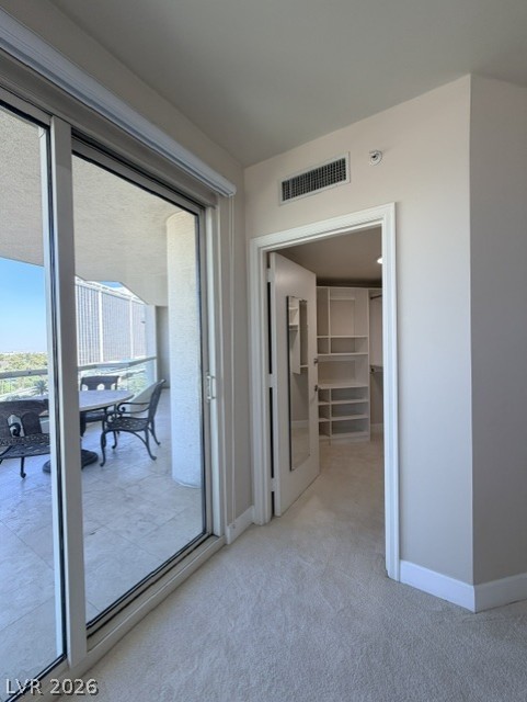 2777 Paradise Road, Unit 807 Las Vegas, NV 89109 - Photo 24 of 61 Floor-to-ceiling sliding glass doors open to an outdoor space, offering views and fresh air.
