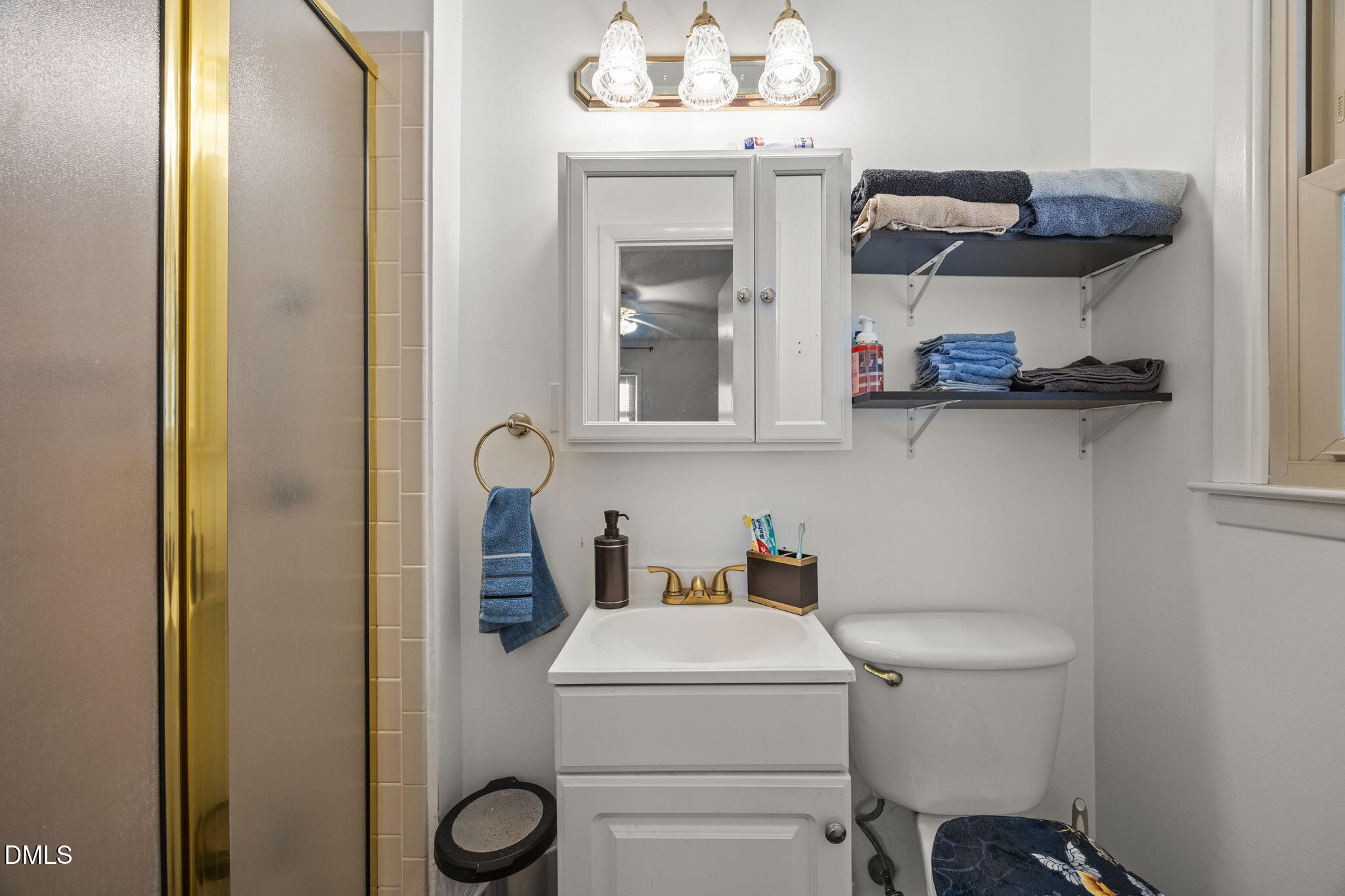 317 Clapp Street Graham, NC 27253 - Photo 22 of 33 a bathroom with a toilet sink and mirror