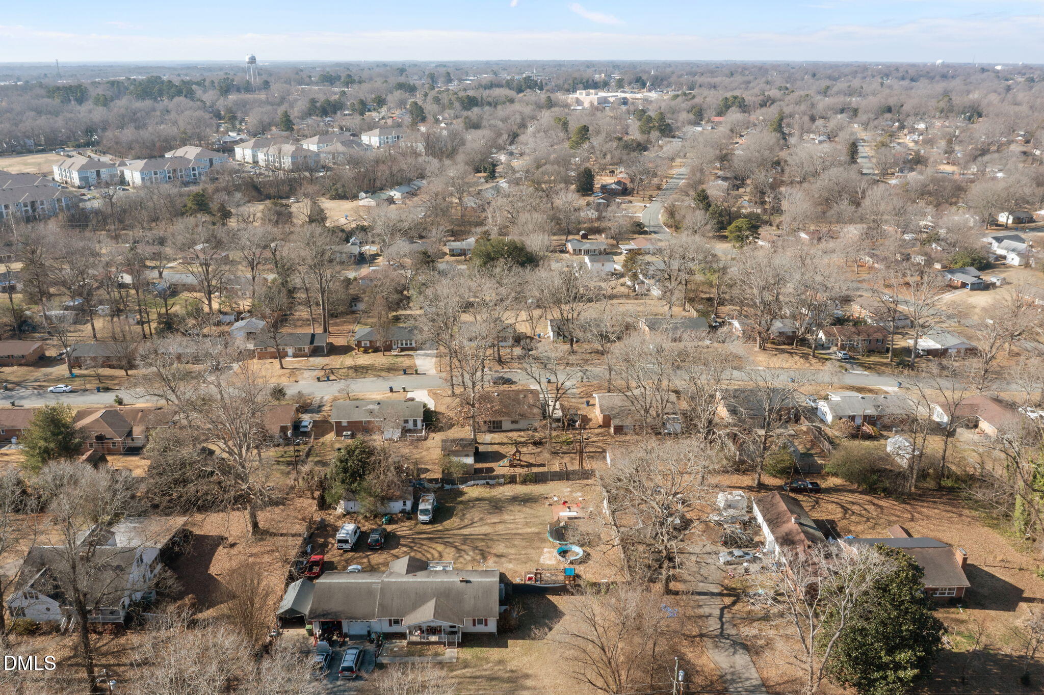 317 Clapp Street Graham, NC 27253 - Photo 27 of 33 an aerial view of multiple house