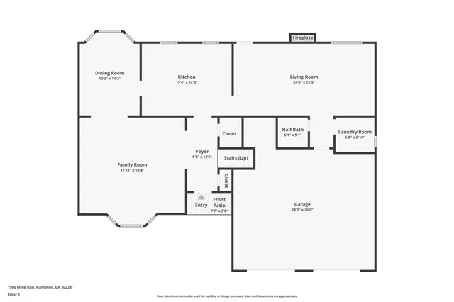 a picture of a floor plan