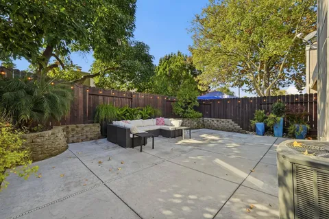 a view of a house with a patio