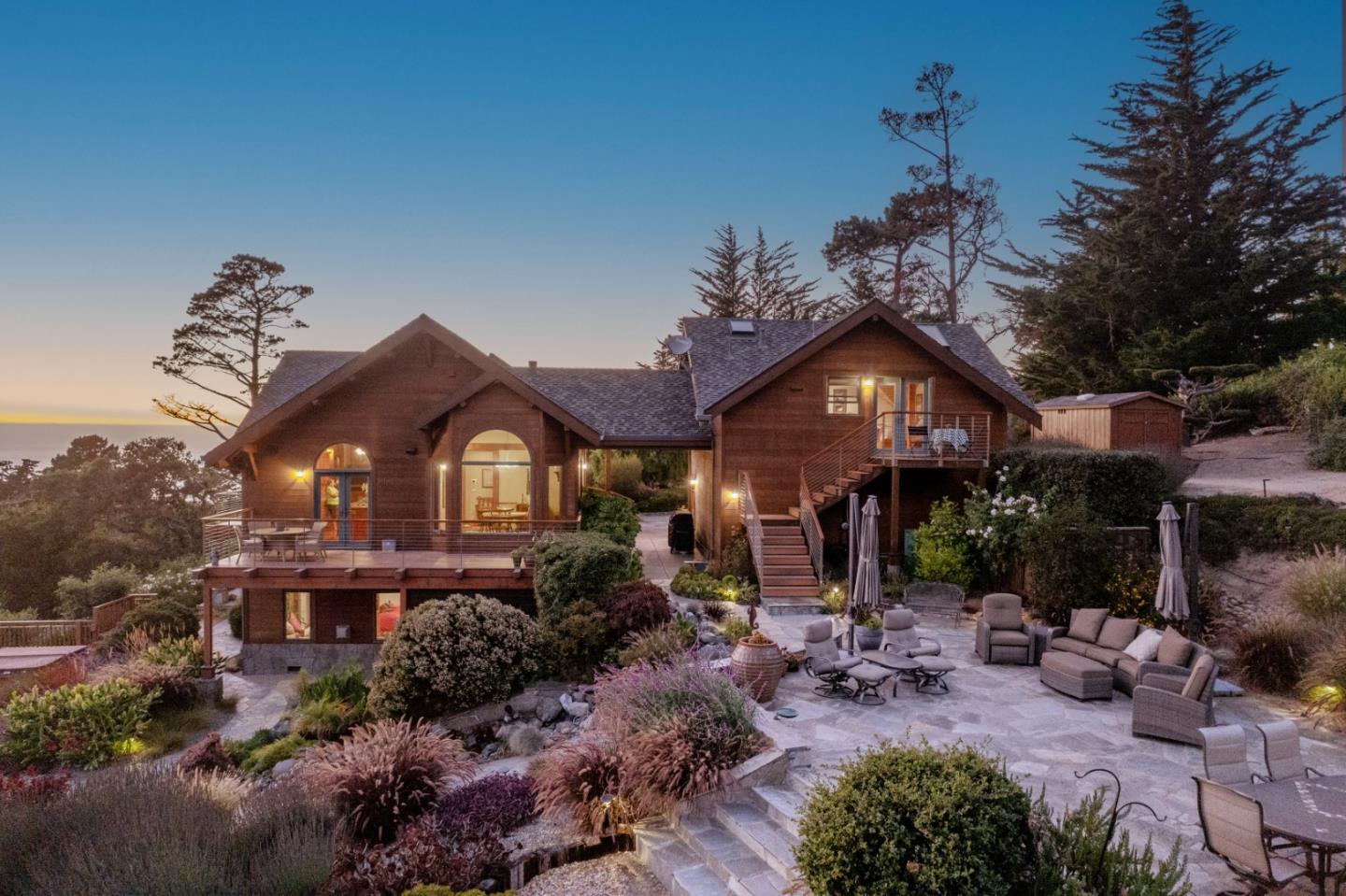 24 Mentone Road Carmel, CA 93923 - Photo 21 of 24 a front view of a house with a porch