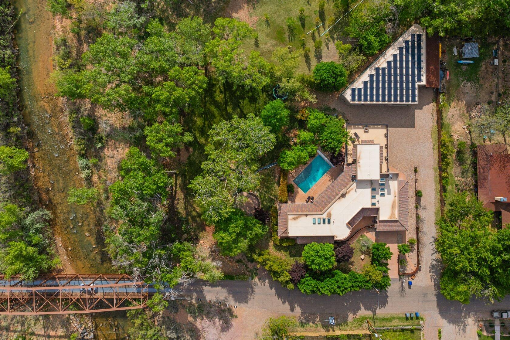98 South Bridge Road Rockville, UT 84763 - Photo 2 of 80 Aerial View - Riverside Sanctuary