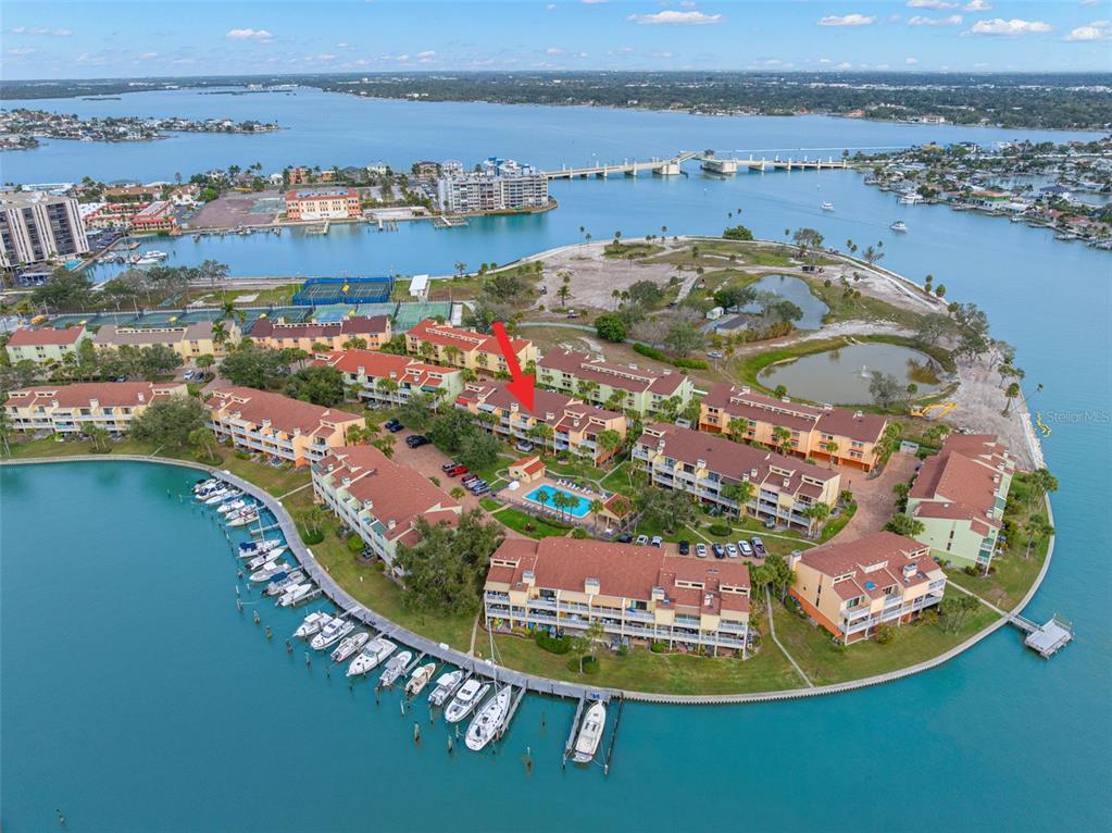 529 Sandy Hook Road Treasure Island, FL 33706 - Photo 47 of 55 a view of a ocean with city