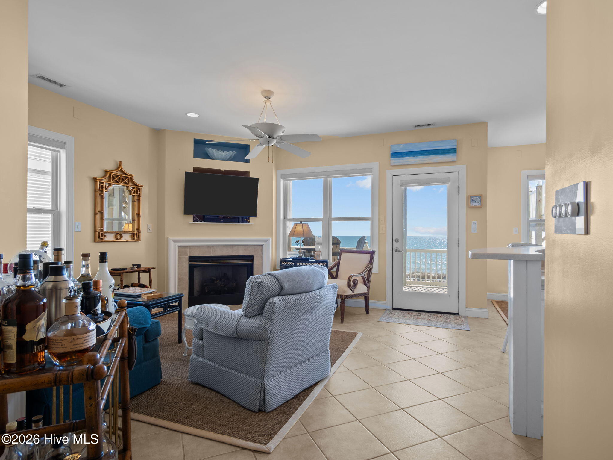 119 Salter Path Road, Unit 202A Pine Knoll Shores, NC 28512 - Photo 5 of 45 Ocean Views from Living Area