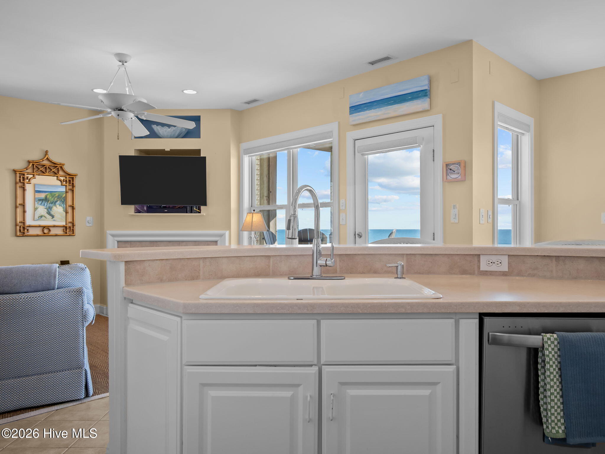 119 Salter Path Road, Unit 202A Pine Knoll Shores, NC 28512 - Photo 9 of 45 Ocean Views from Kitchen