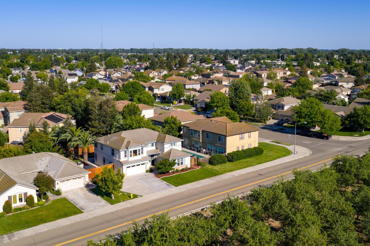 426 South Highland Avenue Ripon, CA 95366 - Photo 3 of 82 an aerial view of residential houses with outdoor space