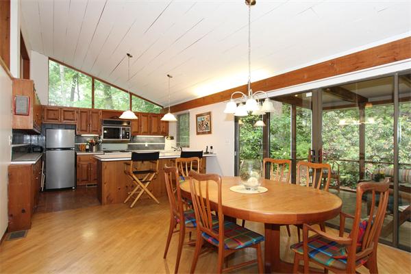 6 White Road Wayland, MA 01778 - Photo 3 of 24 a view of a dining room with furniture window and outside view
