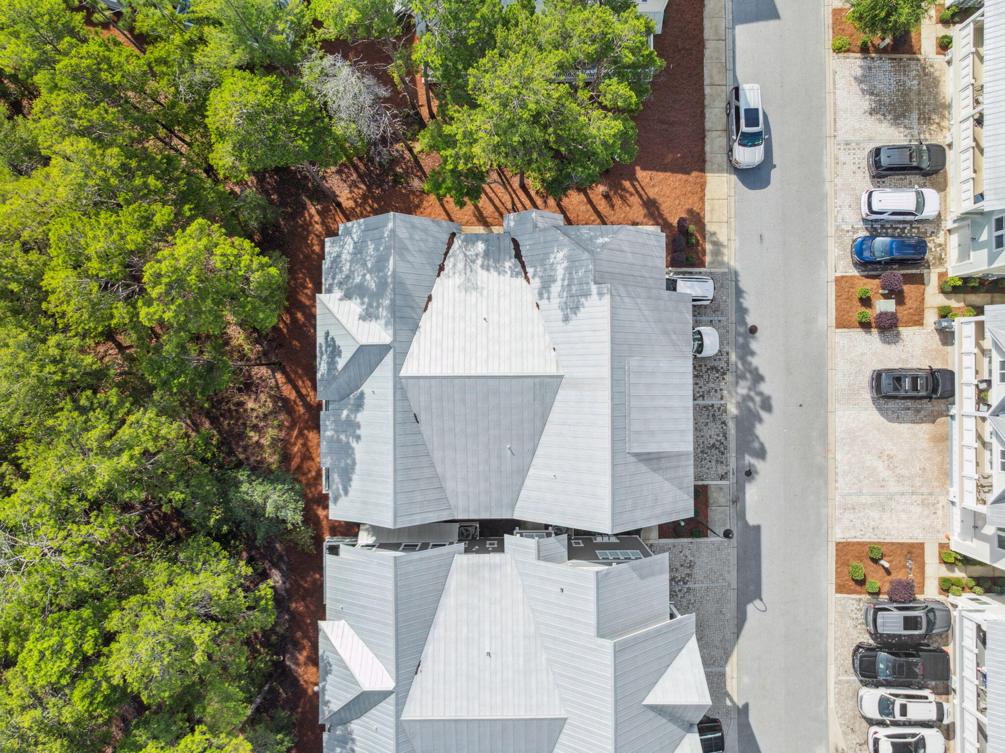 309 Milestone Dr Inlet Beach, Unit A Inlet Beach, FL 32461 - Photo 35 of 54 an aerial view of residential houses with outdoor space