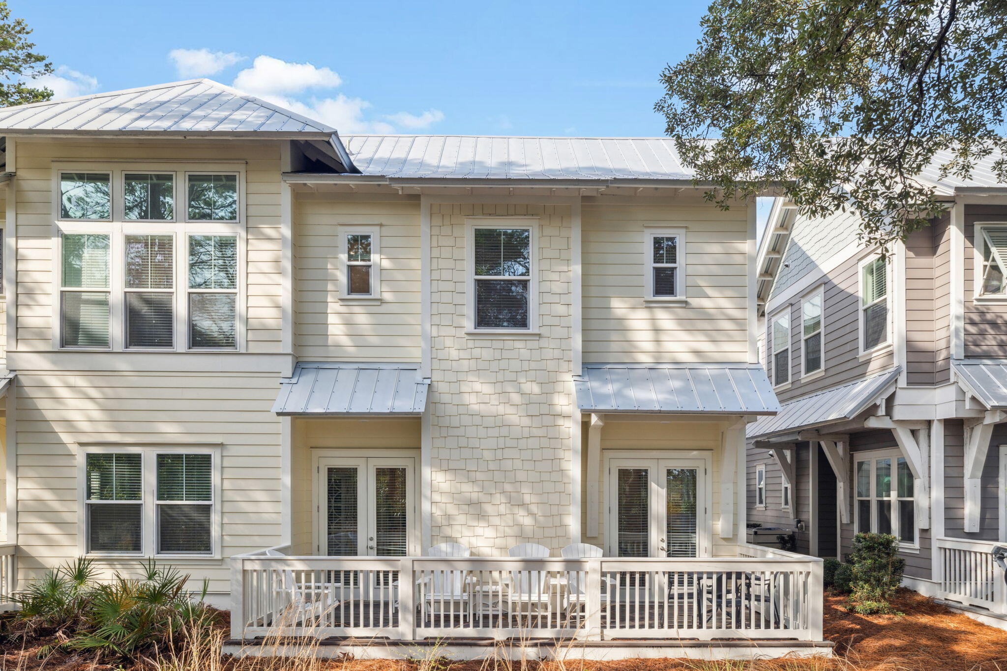 309 Milestone Dr Inlet Beach, Unit A Inlet Beach, FL 32461 - Photo 44 of 54 a front view of a house with a porch