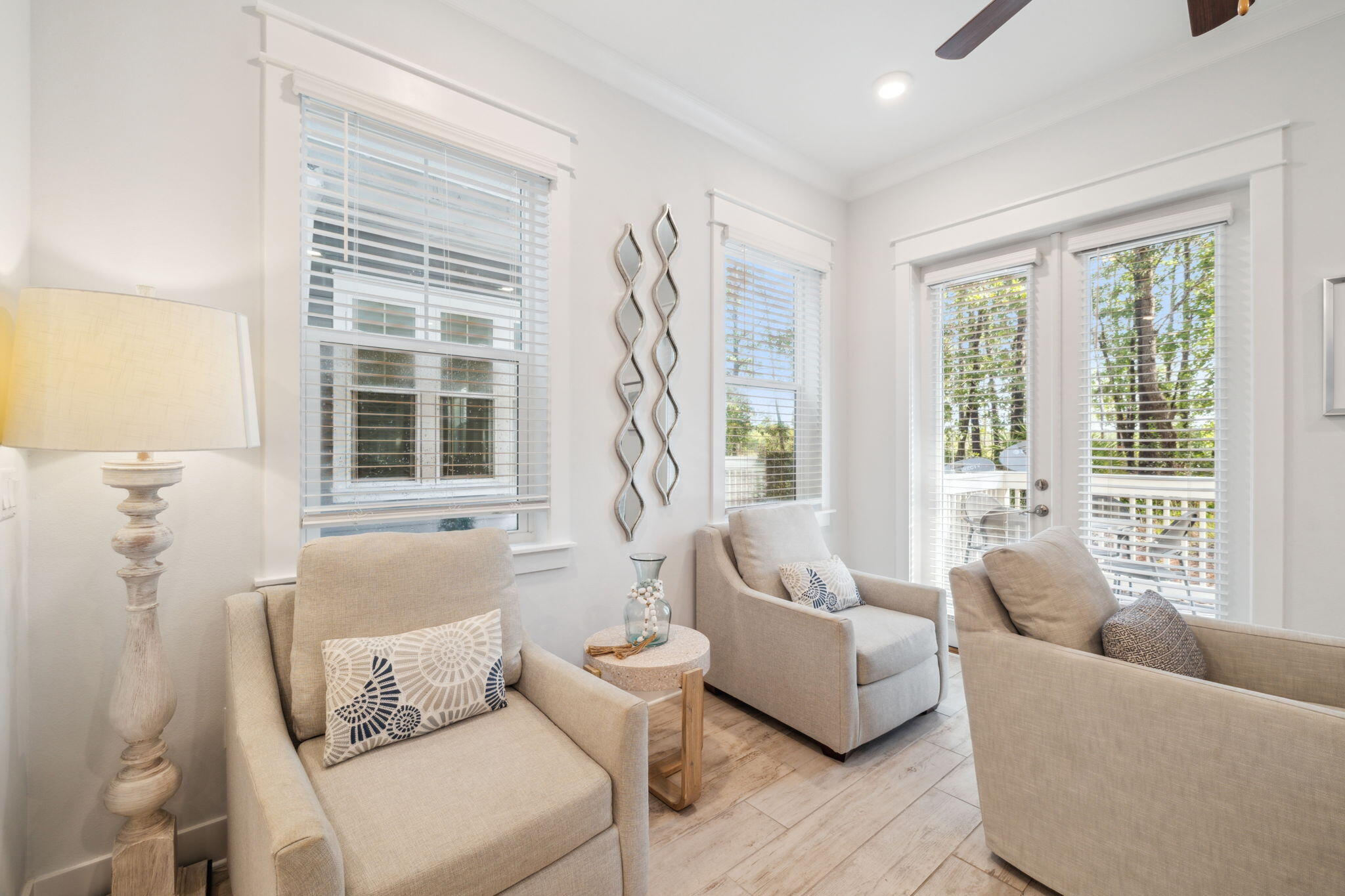309 Milestone Dr Inlet Beach, Unit A Inlet Beach, FL 32461 - Photo 7 of 54 a living room with furniture and windows