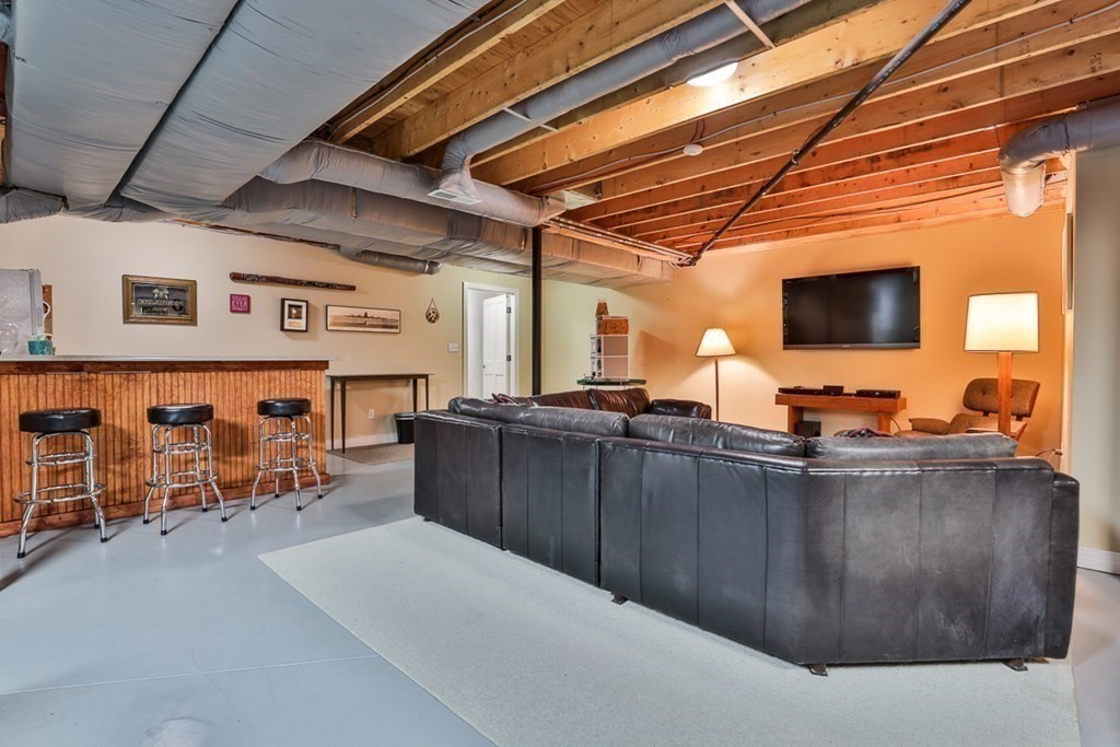 68 Slough Road Harvard, MA 01451 - Photo 29 of 35 a living room with furniture and a flat screen tv