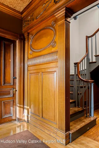 a view of a door with a door