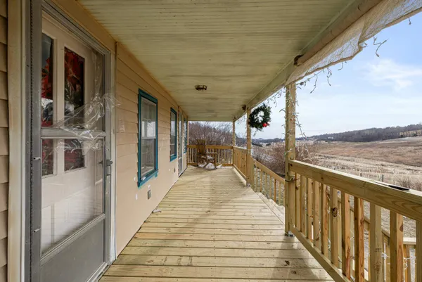 a view of a balcony