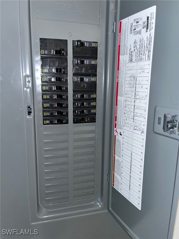 16881 Davis Road, Unit 713 Fort Myers, FL 33908 - Photo 23 of 29 a close up view of electric board