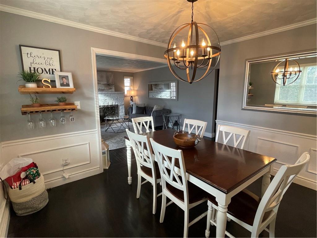233 Teepee Road Canonsburg, PA 15317 - Photo 6 of 25 a view of a dining room with furniture and chandelier